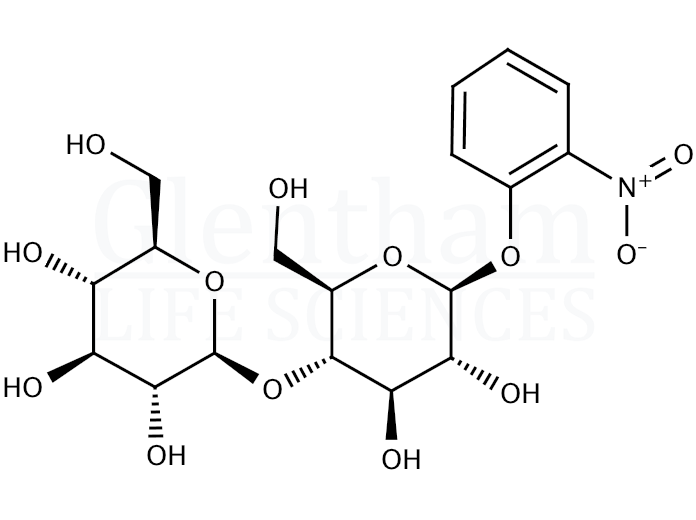 Structure for 2-Nitrophenyl b-D-cellobioside