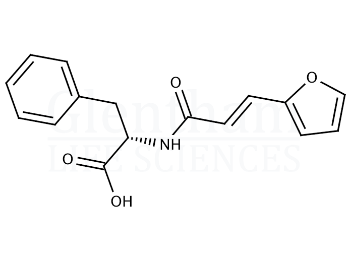 Structure for 3-(2-Furyl)acryloyl-L-phenylalanine (71115-83-8)