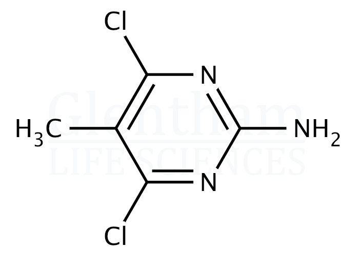 2-Amino-4,6-dichloro-5-methylpyrimidine Structure
