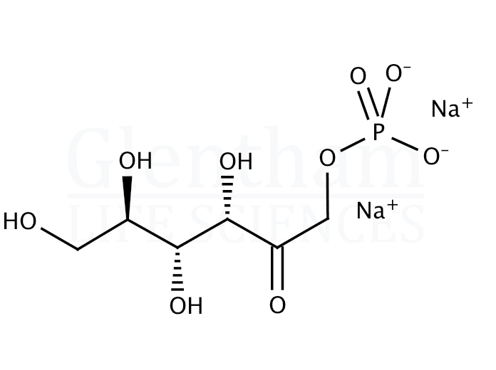D-Fructose-1-phosphate disodium salt Structure