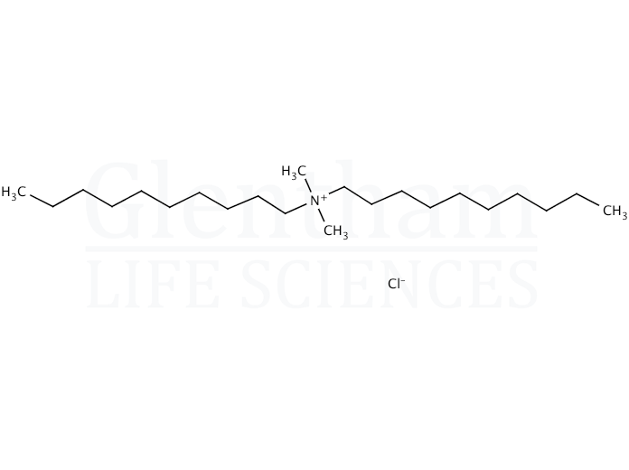Structure for Didecyldimethylammonium chloride, 80% solution (7173-51-5)