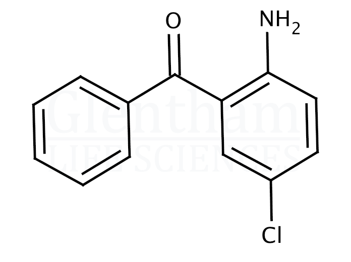 2-Amino-5-chlorobenzophenone Structure