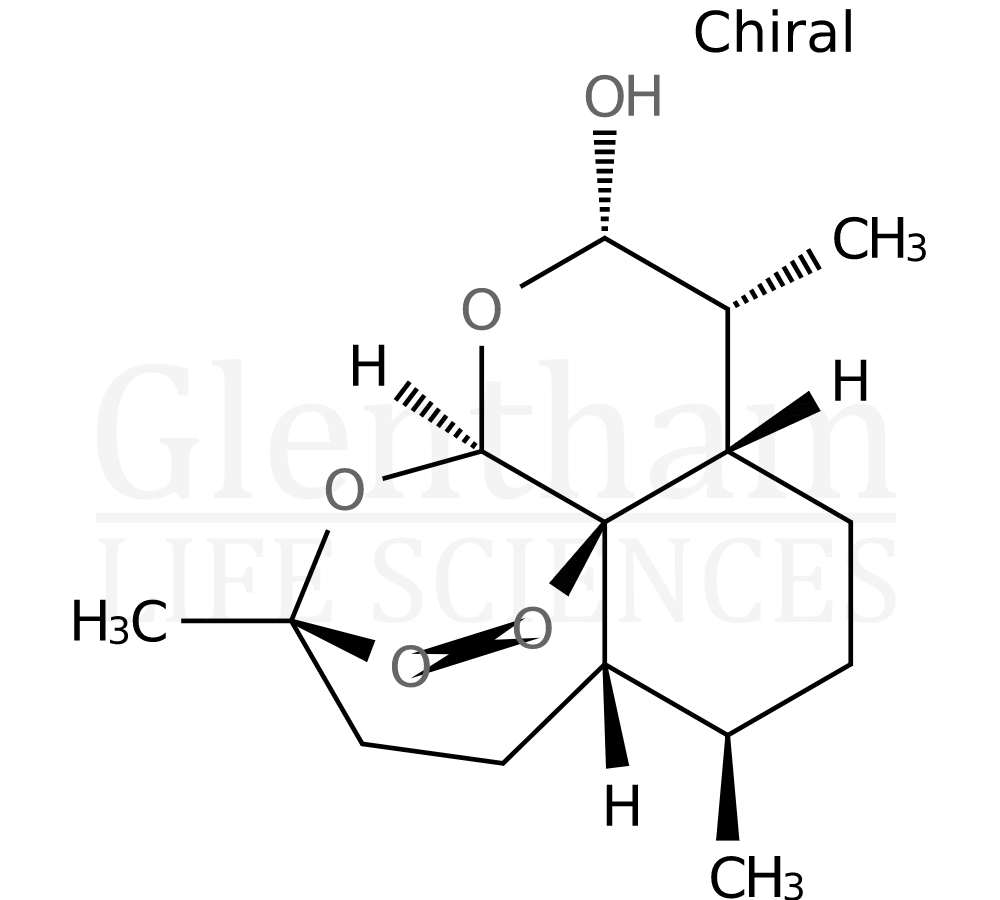 Structure for Dihydroartemisinin