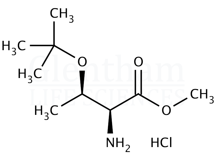 Structure for O-tert-Butyl-L-threonine methyl ester hydrochloride