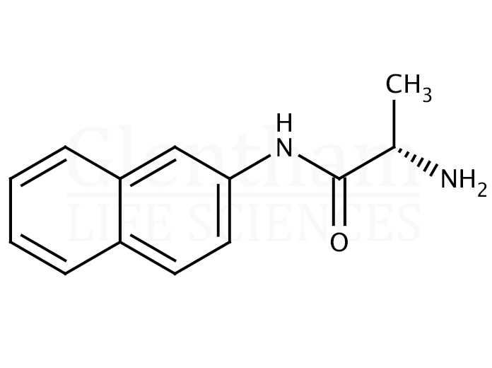 Structure for  L-Alanine 2-naphthylamide  (720-82-1)