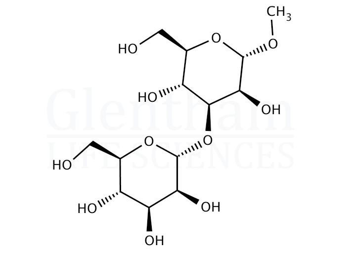 Methyl 3-O-(a-D-mannopyranosyl)-a-D-mannopyranoside Structure