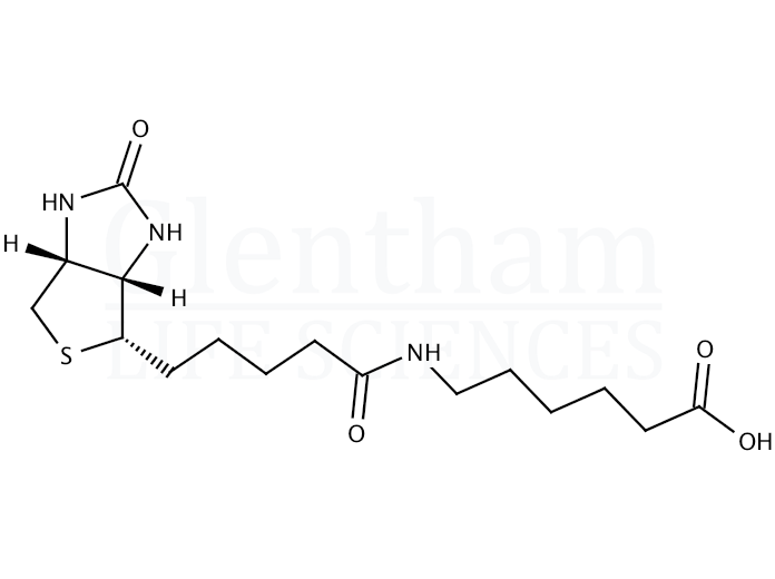 N-(+)-Biotinyl-6-aminohexanoic acid Structure