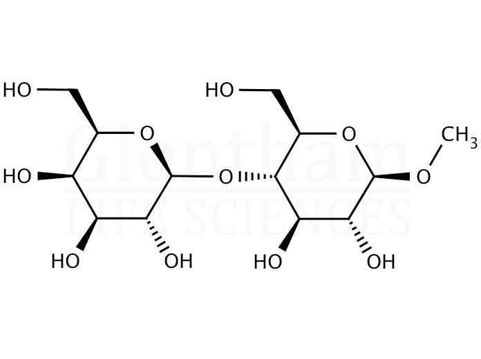 Methyl 4-O-β-D-galactopyranosyl-β-D-glucopyranoside Structure