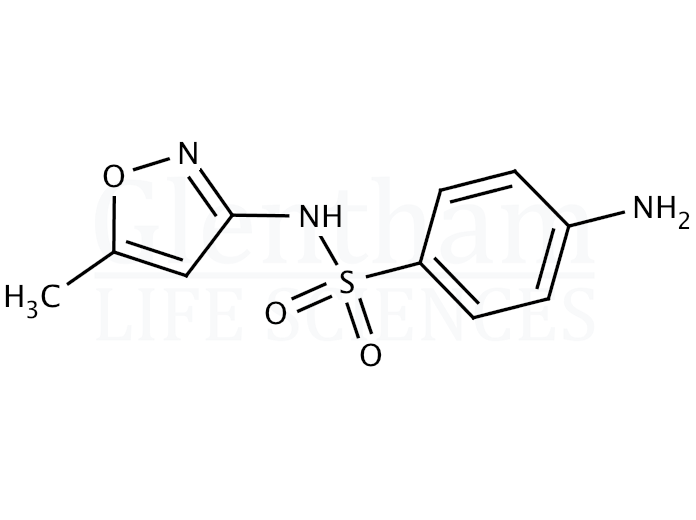 Structure for  Sulfamethoxazole  (723-46-6)