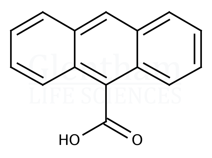 9-Anthracenecarboxylic acid Structure