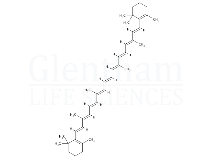 Structure for beta-Carotene