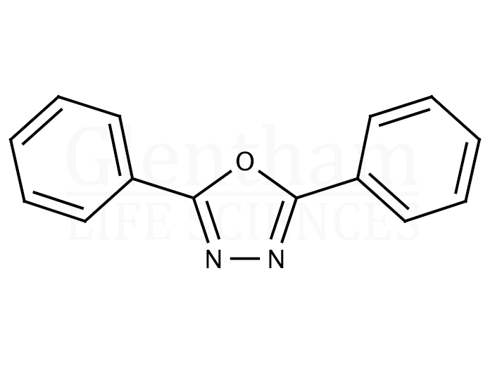 2,5-Diphenyl-1,3,4-oxadiazole Structure