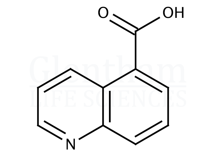 Structure for  Quinoline-5-carboxylic acid  (7250-53-5)