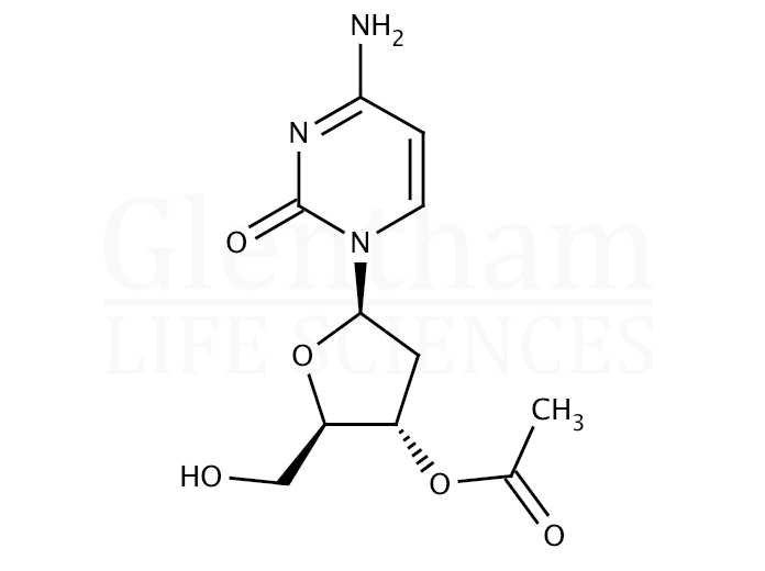 Structure for 3''-O-Acetyl-2''-deoxycytidine (72560-69-1)