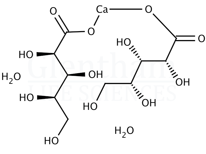 D-Xylonic acid calcium salt hydrate Structure