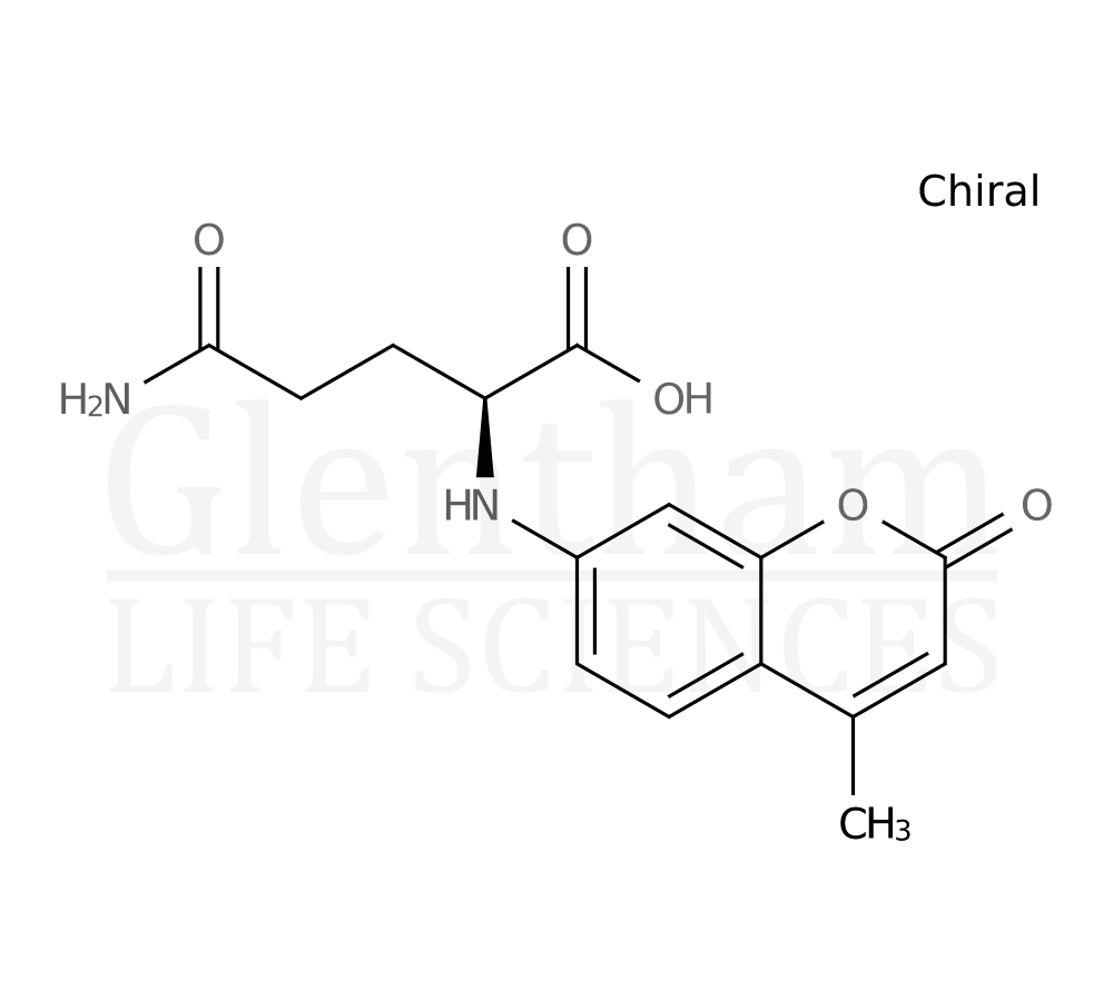 γ-L-Glutamic acid 7-amido-4-methylcoumarin Structure