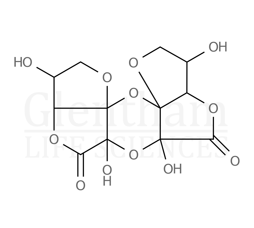 Dehydro-L-(+)-ascorbic acid dimer Structure
