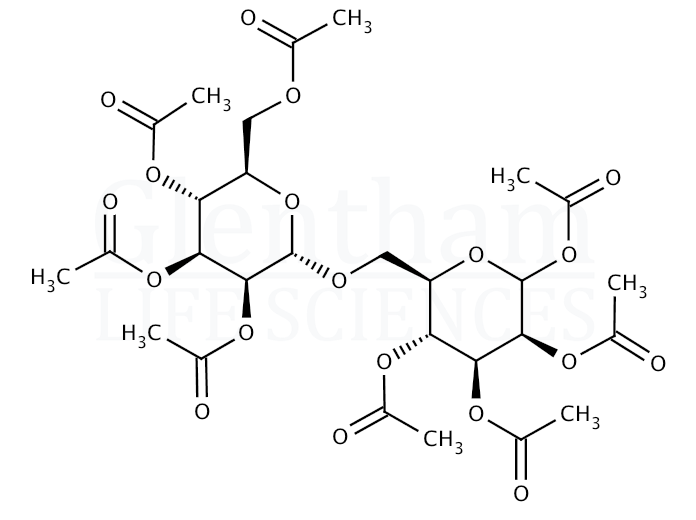 Structure for 1,2,3,4-Tetra-O-acetyl-6-O-(2,3,4,6-tetra-O-acetyl-a-D-mannopyranosyl)-D-mannopyrannose