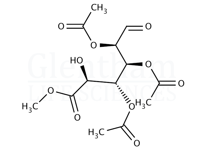 Structure for  2,3,4-Tri-O-acetyl-α-D-glucuronic acid methyl ester  (72692-06-9)