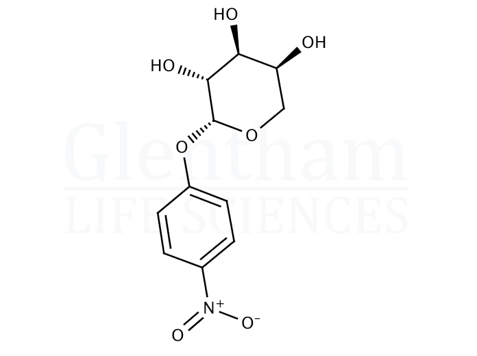 4-Nitrophenyl b-L-arabinopyranoside Structure