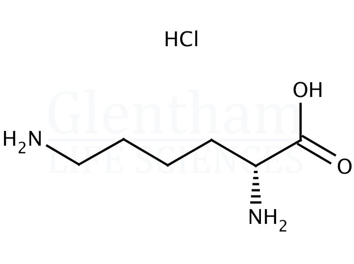 D-Lysine monohydrochloride Structure