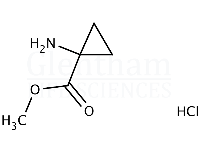 Structure for 1-Aminocyclopropane-1-carboxylic acid methyl ester hydrochloride (72784-42-0)