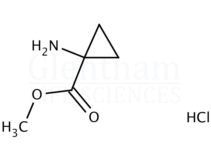 Structure for  1-Aminocyclopropane-1-carboxylic acid methyl ester hydrochloride  (72784-42-0)