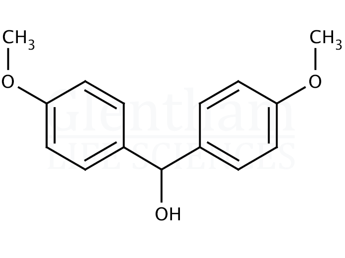 4,4''-Dimethoxybenzhydrol Structure