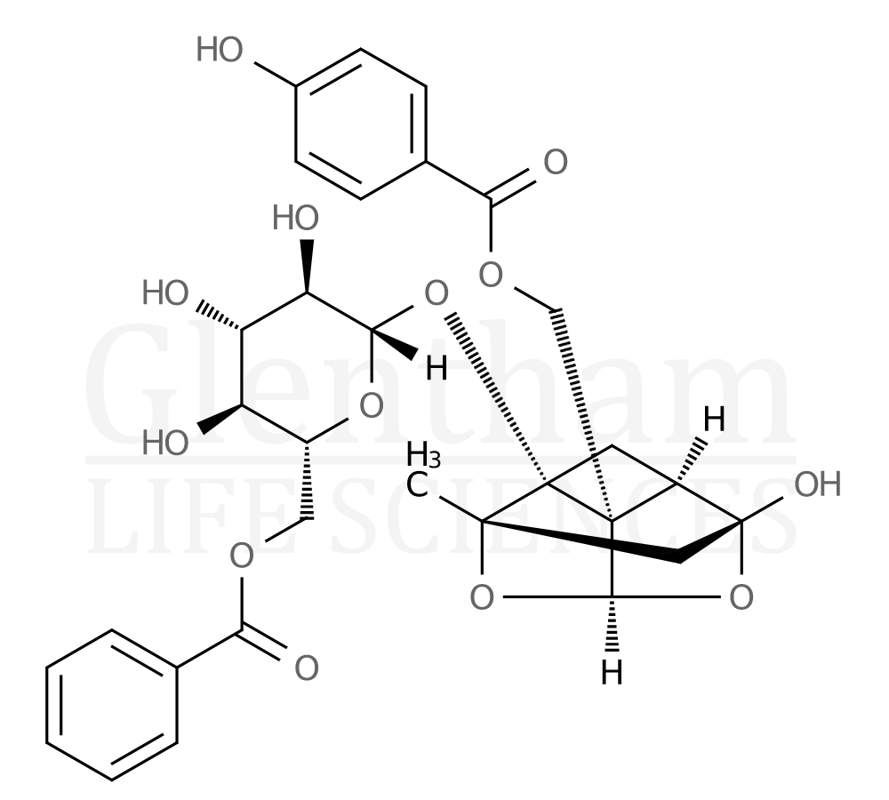 Benzoyloxypaeoniflorin Structure