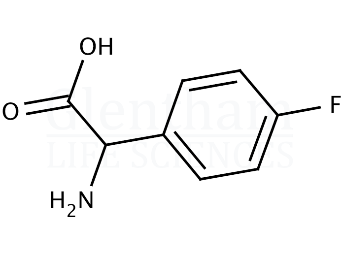 4-Fluoro-DL-α-phenylglycine  Structure