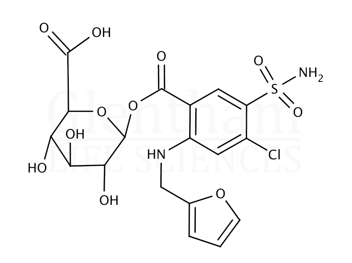 Furosemide acyl-b-D-glucuronide Structure