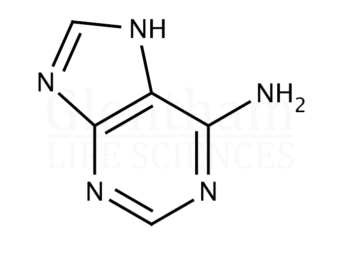 Structure for Adenine, USP grade (73-24-5)