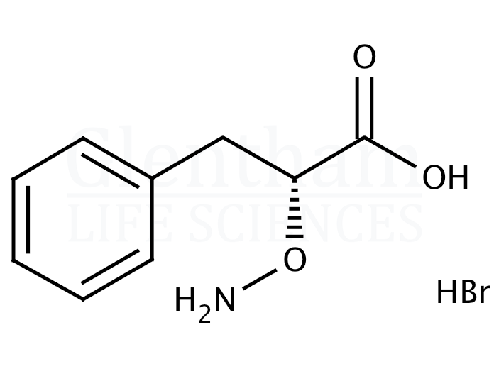 D-α-Aminoxy-β-phenylpropionic acid hydrobromide Structure