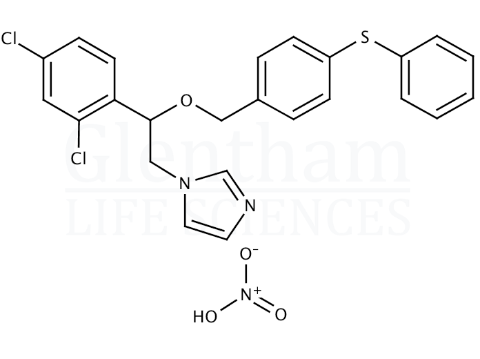 Structure for Fenticonazole nitrate (73151-29-8)
