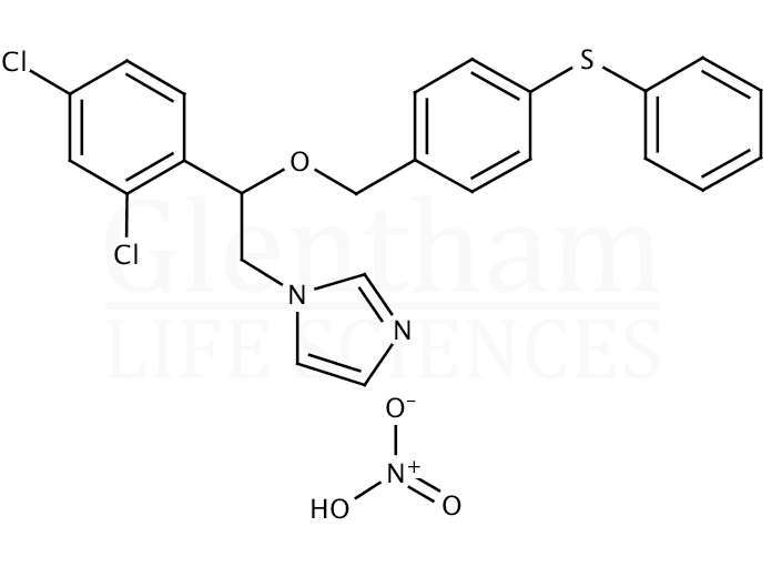 Fenticonazole nitrate, EP grade Structure