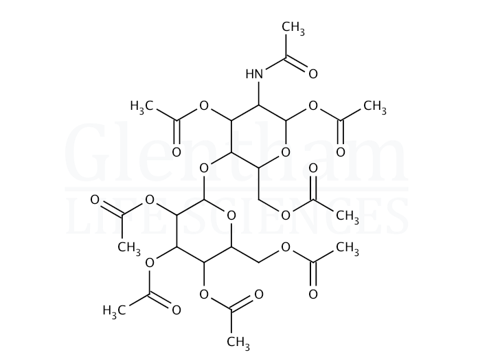 N-Acetyllactosamine heptaacetate Structure