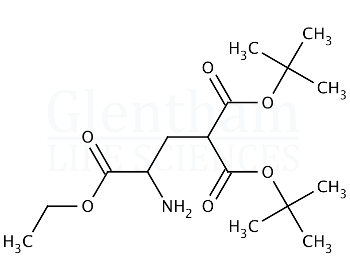 γ-Carboxyglutamic acid γ,γ-Di-t-butyl 3-ethyl ester Structure