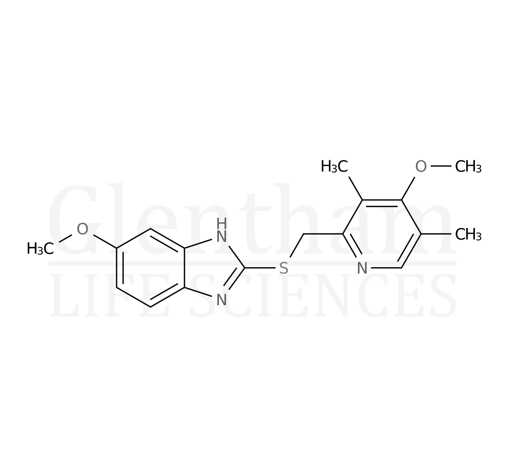 Structure for  Omeprazole sulfide  (73590-85-9)