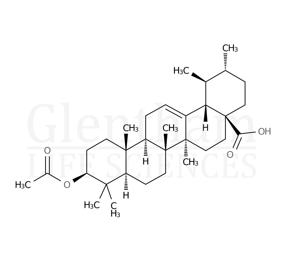 Structure for 3-acetylursolic acid