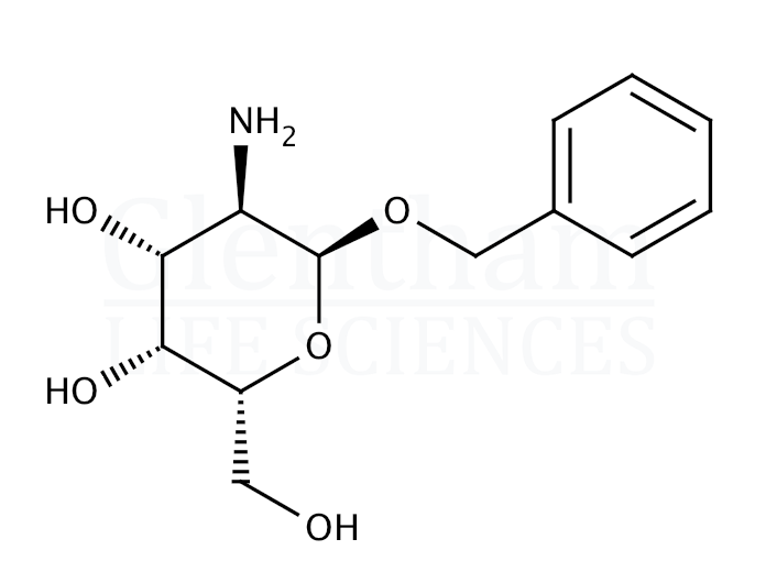 Structure for  Benzyl 2-amino-2-deoxy-a-D-galactopyranoside  (738518-26-8)