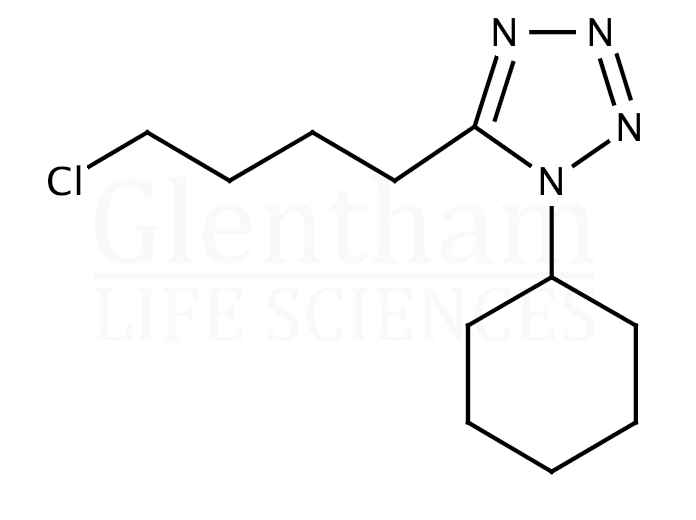 5-(4-Chlorobutyl)-1-cyclohexyl-1H-tetrazole Structure