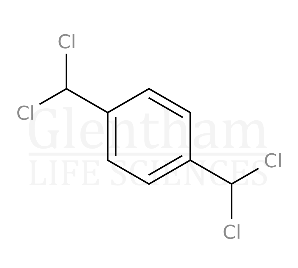 Structure for  Alpha,Alpha,Alpha'',Alp ha''-Tetrachloro-P-Xylene  (7398-82-5)