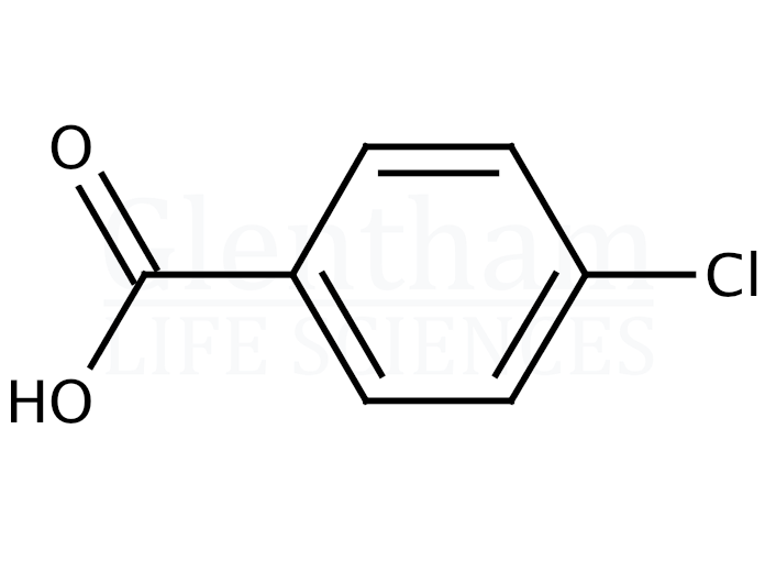 4-Chlorobenzoic acid Structure