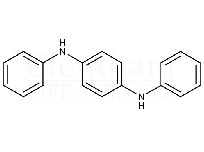 N,N''-Diphenyl-p-phenylenediamine Structure