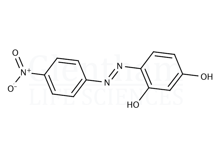 Structure for  4-(4-Nitrophenylazo)resorcinol  (74-39-5)
