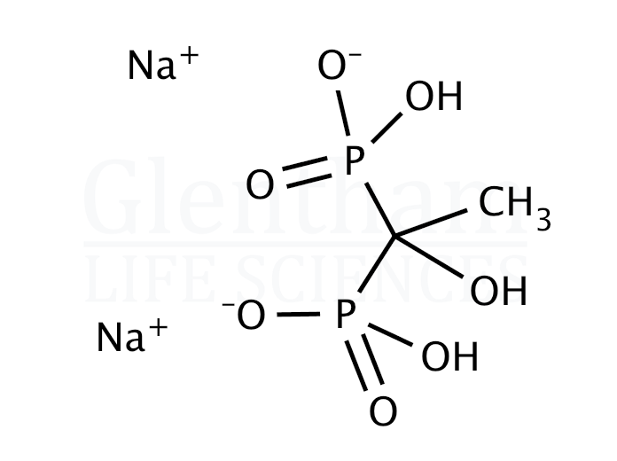 Etidronate disodium salt Structure
