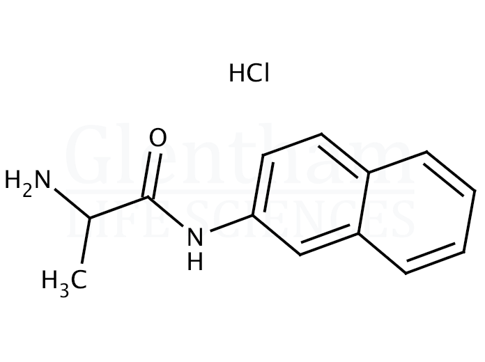 DL-Alanine β-naphthylamide hydrochloride Structure