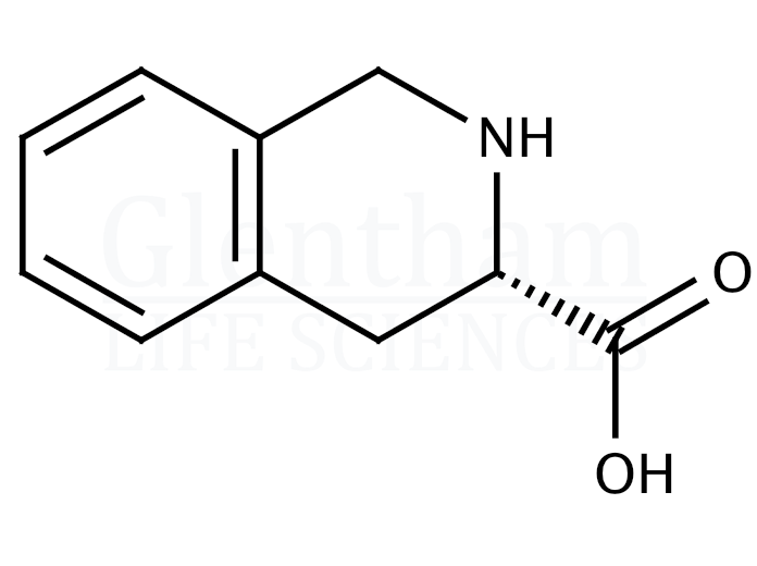 (S)-1,2,3,4-Tetrahydro-3-isoquinolinecarboxylic acid  Structure