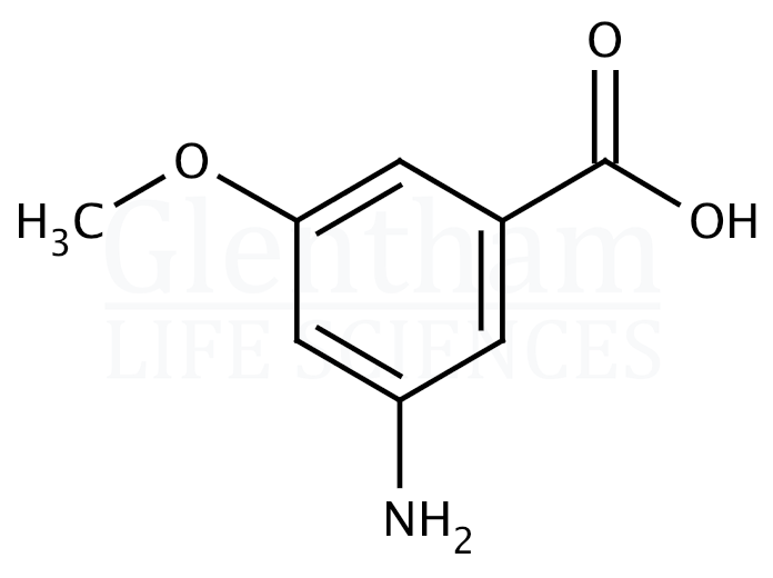 Structure for 3-Amino-5-methoxybenzoic acid 