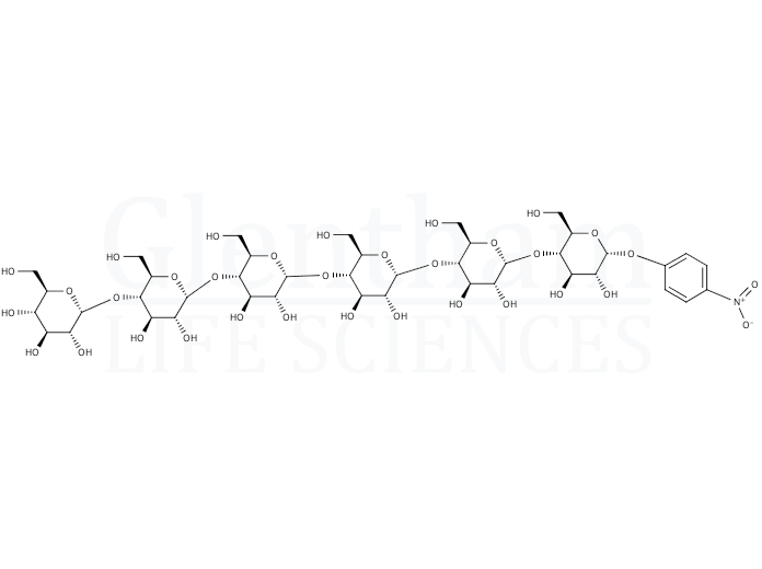 4-Nitrophenyl a-D-maltohexaoside Structure